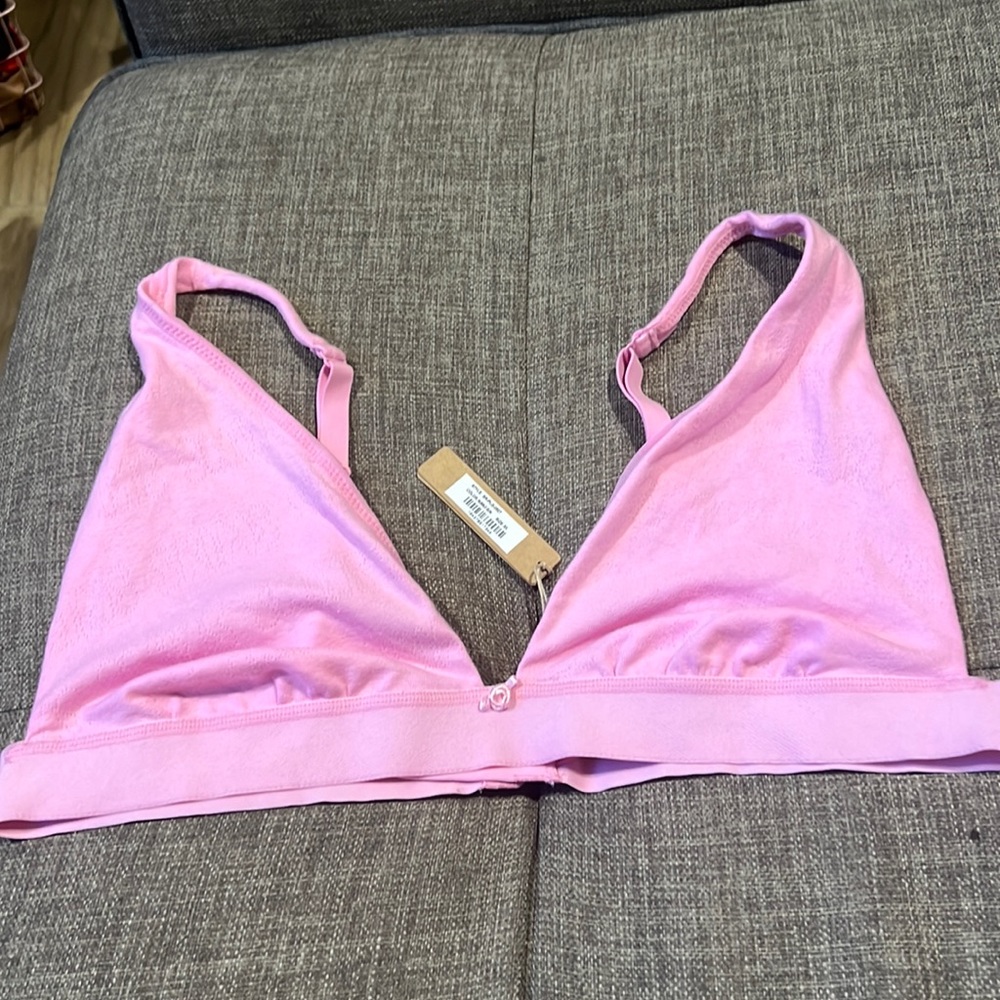 Skims Pointelle Logo Bra